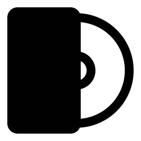 Inserting vinyl into a playback device.のイラスト素材