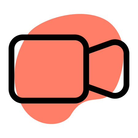 Video camera, device for recording visuals.のイラスト素材