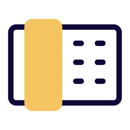 Landline telephone, wired device for communication.のイラスト素材