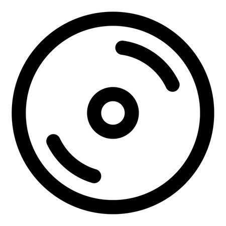 Vinyl used to record for audio playback.のイラスト素材