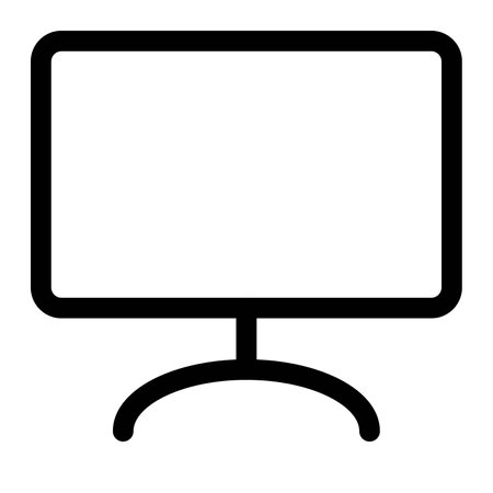 Broadcasting or streaming videos on television.のイラスト素材