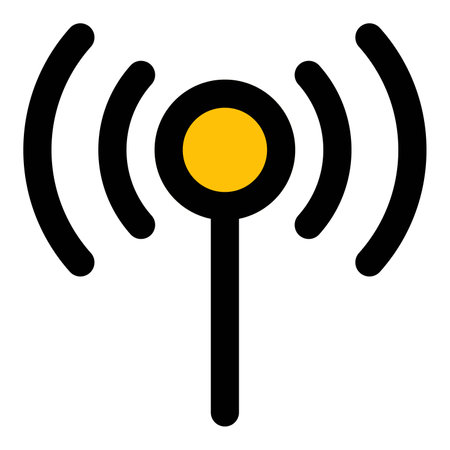 Use of signal for transmitting data or message.のイラスト素材