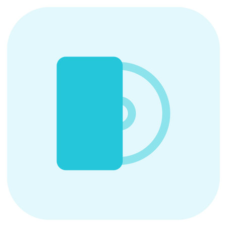 Inserting vinyl into a playback device.のイラスト素材