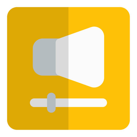 Volume button used for adjusting audio.のイラスト素材