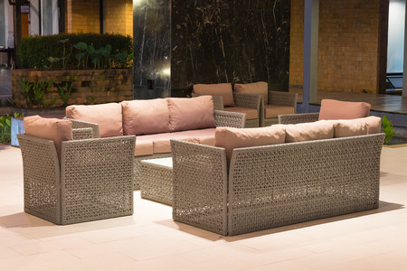 interior design luxury reception area outdoor zoneのeditorial素材