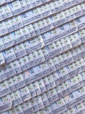 lottery tickets of thailand for sellの写真素材