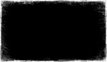 Old vintage frame on isolated a black background . Border overlaysの写真素材