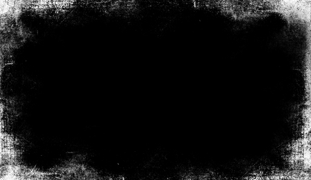 Old vintage frame on isolated a black background . Border overlaysの写真素材