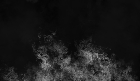 Smoke on the floor . Abstract fog texture overlays background.の写真素材