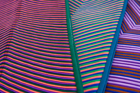 texture of native thai clothの写真素材