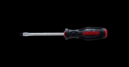 screw driver with water dropの写真素材