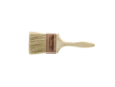 Paintbrush isolated on white backgroundの写真素材
