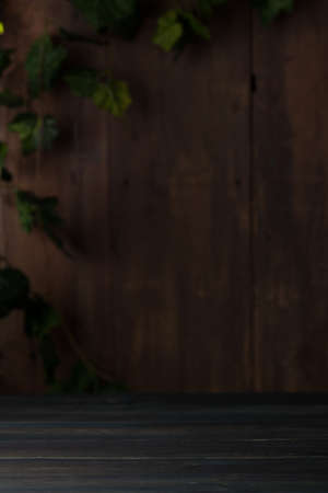 vintage wooden roomの写真素材