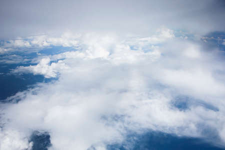 Clouds seen from the aeroplane