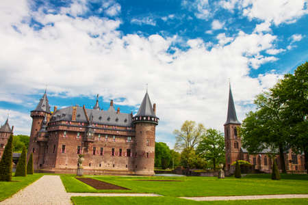 Castle de Haar, Netherlands, Europeのeditorial素材