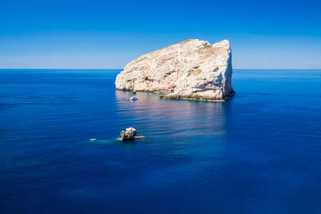 Landscape near the Neptune Grotto cave (Grotta di Nettuno) in Alghero, Sardinia