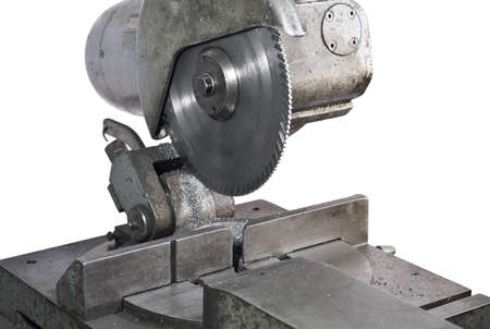 circular saw in close up. Metal saw.の写真素材