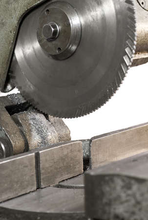circular saw in close up. Metal saw.の写真素材