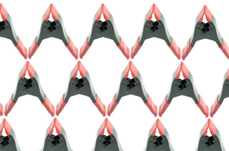 Pattern Clamp item for work in isolatedの写真素材