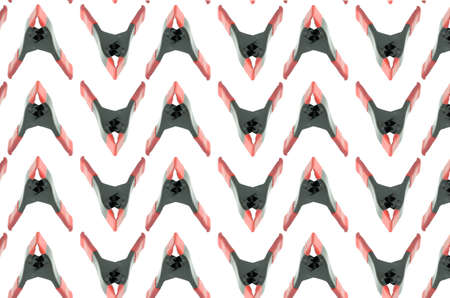 Pattern Clamp item for work in isolatedの写真素材