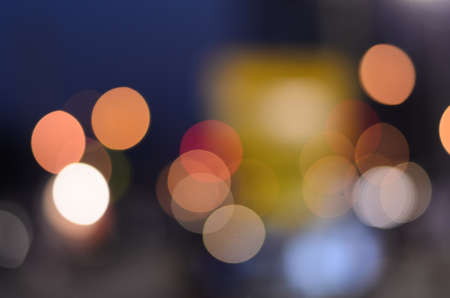 Light bokeh nightlife of market festivalの写真素材