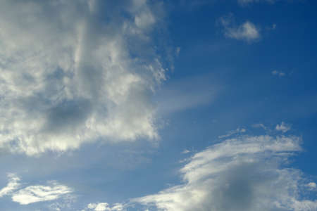 cloud and blue sky in rainy seasonの写真素材