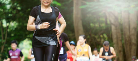 marathon run,People are running on the road,People are moving