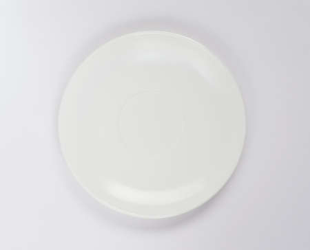 Dish empty in white background