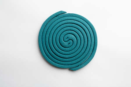 Mosquito repellent on white backgroundの写真素材