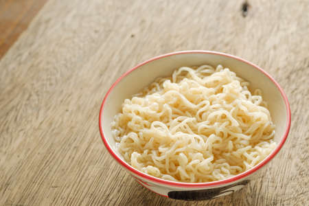 Close up noodle in bowlの写真素材