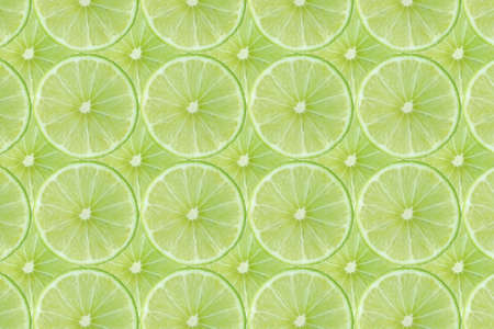 Lime slice  cut into backgroundの写真素材