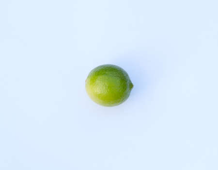 Lime on the white backgroundの写真素材