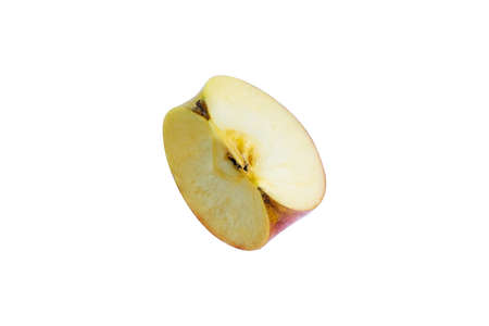 Apple in the white background isolatedの写真素材