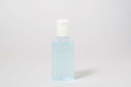 Hand sanitizer gel for hand hygiene corona virus protection. object on background with copy spaceの写真素材