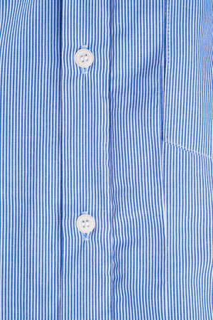 The buttons are on the cloth.cotton fabric texture with seams.a background fabric.の写真素材