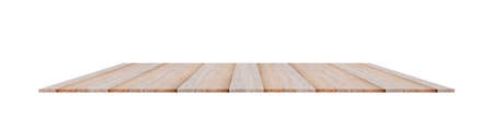 Wooden shelf in isolated white background .Shelf made of wood.