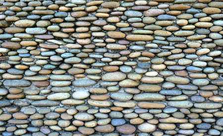 The walls are made of stone.の写真素材