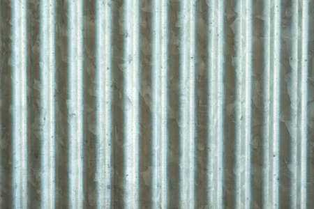 Corrugated zinc surface that does not remove impurities.The actual surface of the zinc used