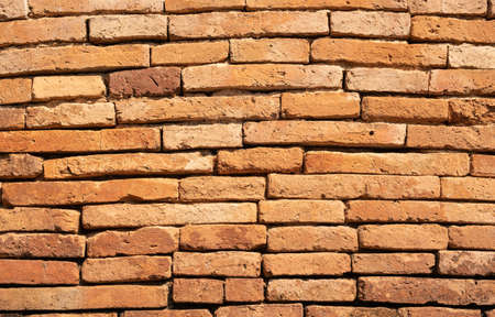 Brown brick of wall background.Old brown brickの写真素材