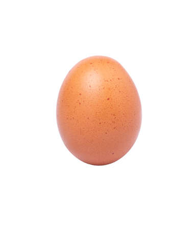 Close-up of egg isolated with clipping path.egg of hen.の写真素材