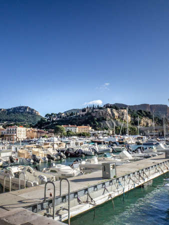 The old harbour of Cassis, South of France