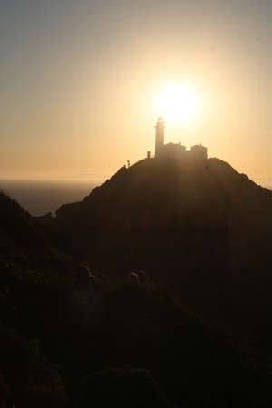 Sunset at the Cabo de Gata Nijar Natural Parkの写真素材