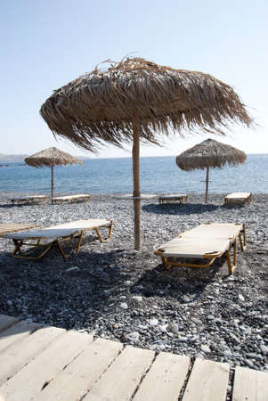 Mediterranean Sea coast of Greece in the early morningの写真素材