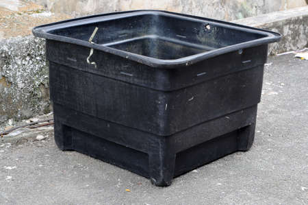 Used poly water tank for house usage.のeditorial素材