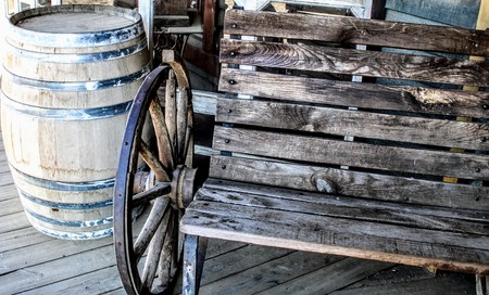 Photography in Tabernas theme park in Spain , Almeria on 30/12/2018