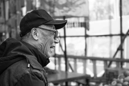 Close up to an elderlyのeditorial素材