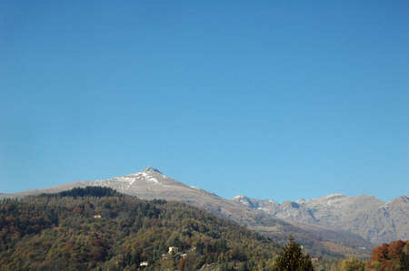 blue sky, Italian mountainsの写真素材