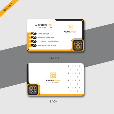 Creative modern business card template.のイラスト素材