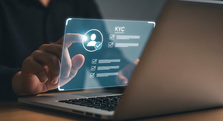 Man using a smartphone with contact us concept on the screen, close upの素材