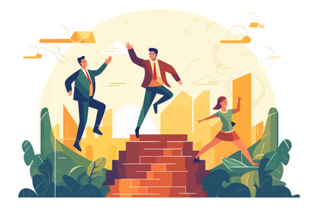 Financial planning and management illustration vector, Professional finance management visual assets, Modern financial management visuals, Finance and money managementのイラスト素材